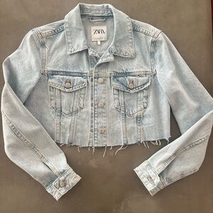 Cropped Jean Jacket